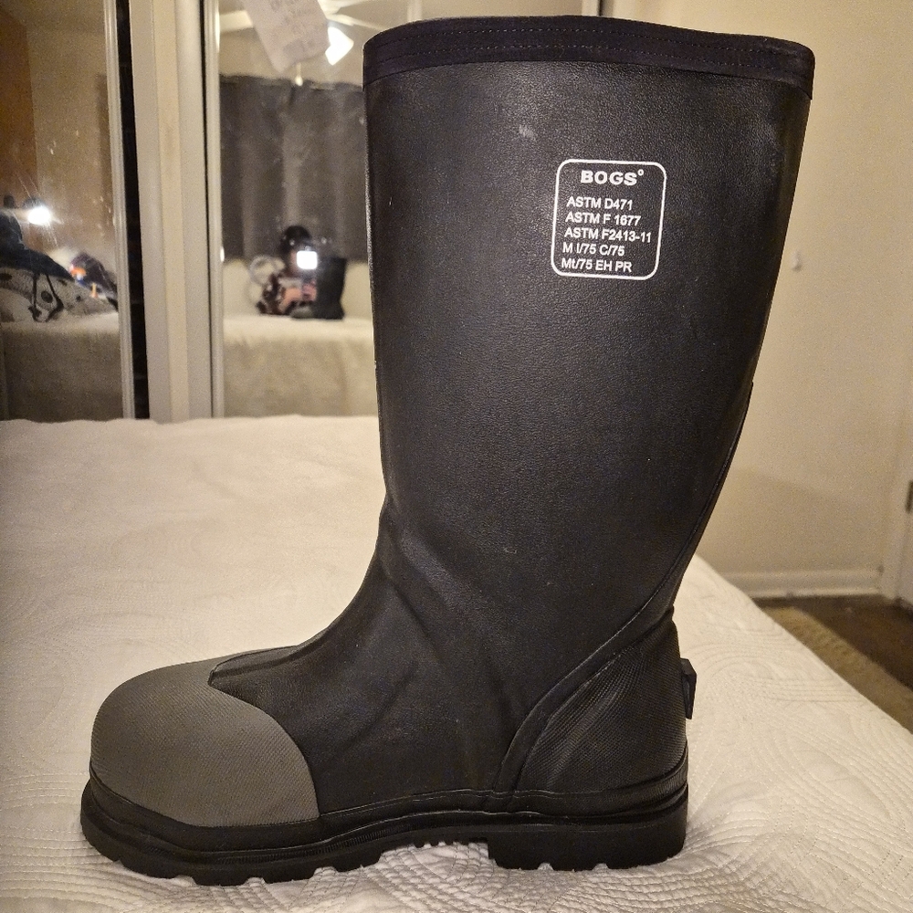 VGUC Bogs Rancher Forge Steel Toe Work Boot Mens 9 Waterproof - Picture 3 of 15